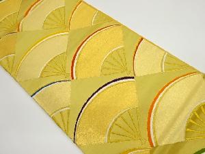 扇尽くし模様織出し袋帯